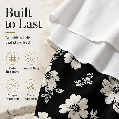 ✨👗Conjunto de duas peças para mulher: top e calças casuais