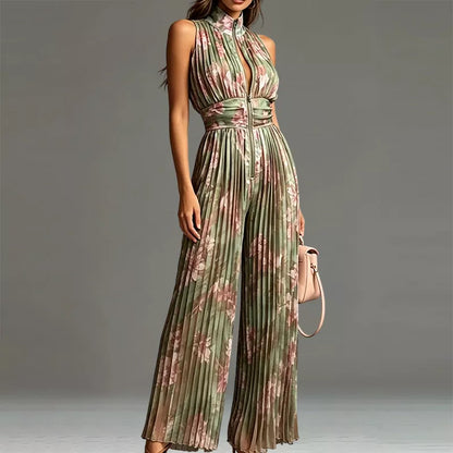 ✨👗Macacão com pregas esvoaçantes