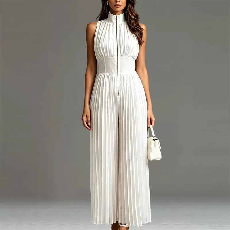 ✨👗Macacão com pregas esvoaçantes