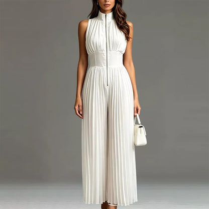 ✨👗Macacão com pregas esvoaçantes