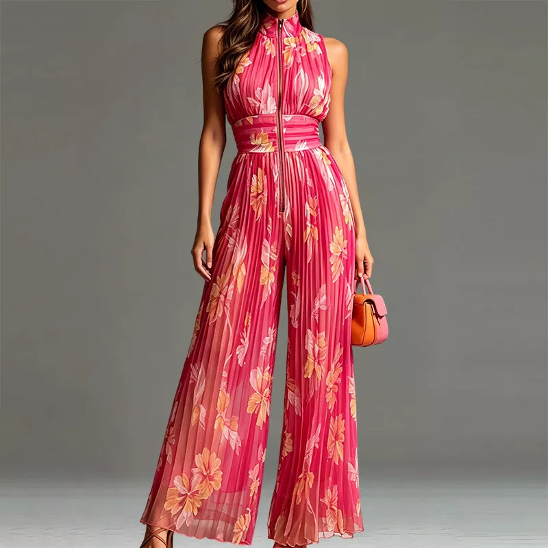✨👗Macacão com pregas esvoaçantes