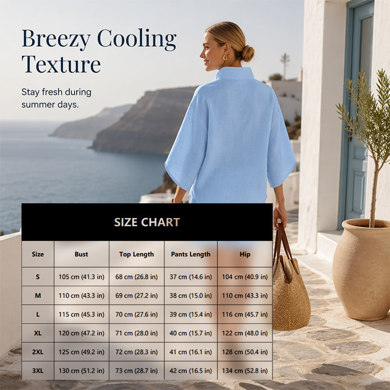 ✨👚Conjunto minimalista de top e calções casuais para mulher