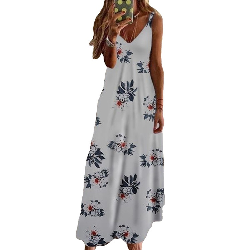 ✨👗Vestido maxi esvoaçante para férias