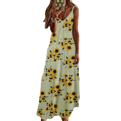 ✨👗Vestido maxi esvoaçante para férias