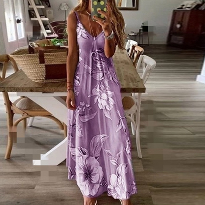 ✨👗Vestido maxi esvoaçante para férias