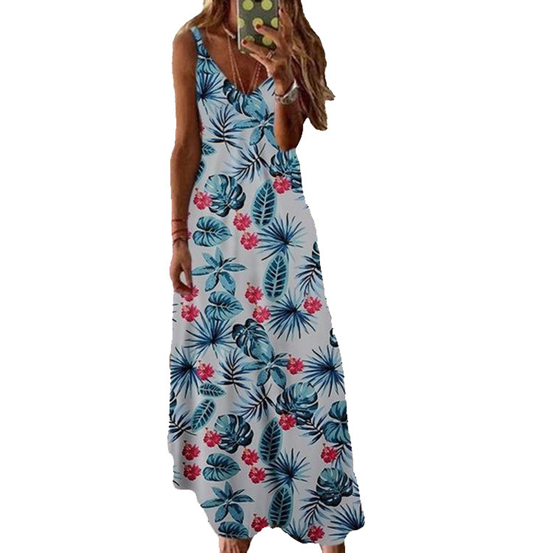 ✨👗Vestido maxi esvoaçante para férias