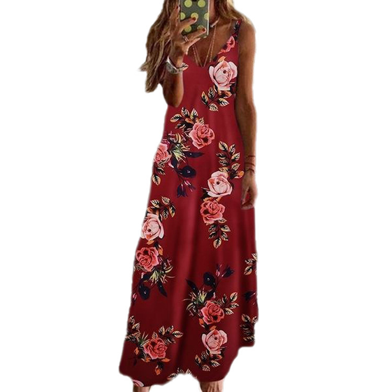 ✨👗Vestido maxi esvoaçante para férias