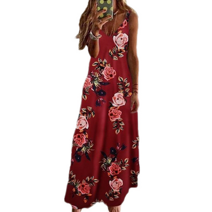 ✨👗Vestido maxi esvoaçante para férias