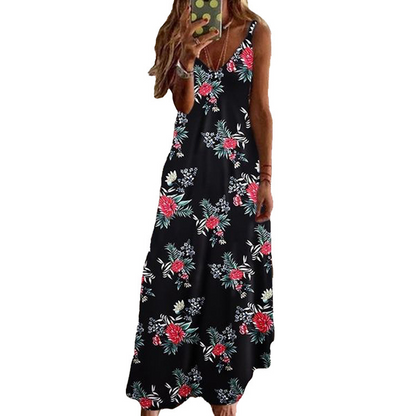 ✨👗Vestido maxi esvoaçante para férias