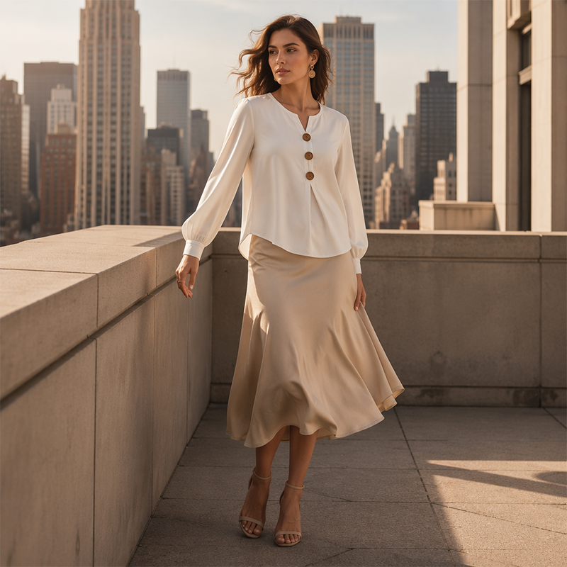 ✨🛍️Nova coleção - Blusa de veludo com corte descontraído - Leve e com acabamento elegante para uma elegância no dia a dia