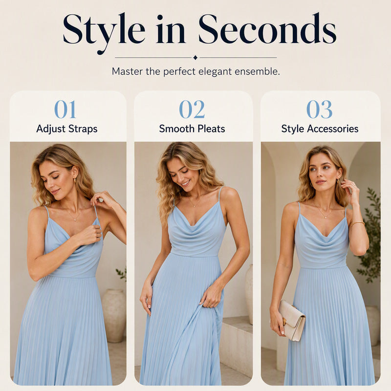 ✨👗 Vestido maxi elegante com alças finas para mulher – 50% de desconto! Silhueta esvoaçante, alças delicadas, elegância intemporal – perfeito para o verão e ocasiões especiais. 🔥🌸