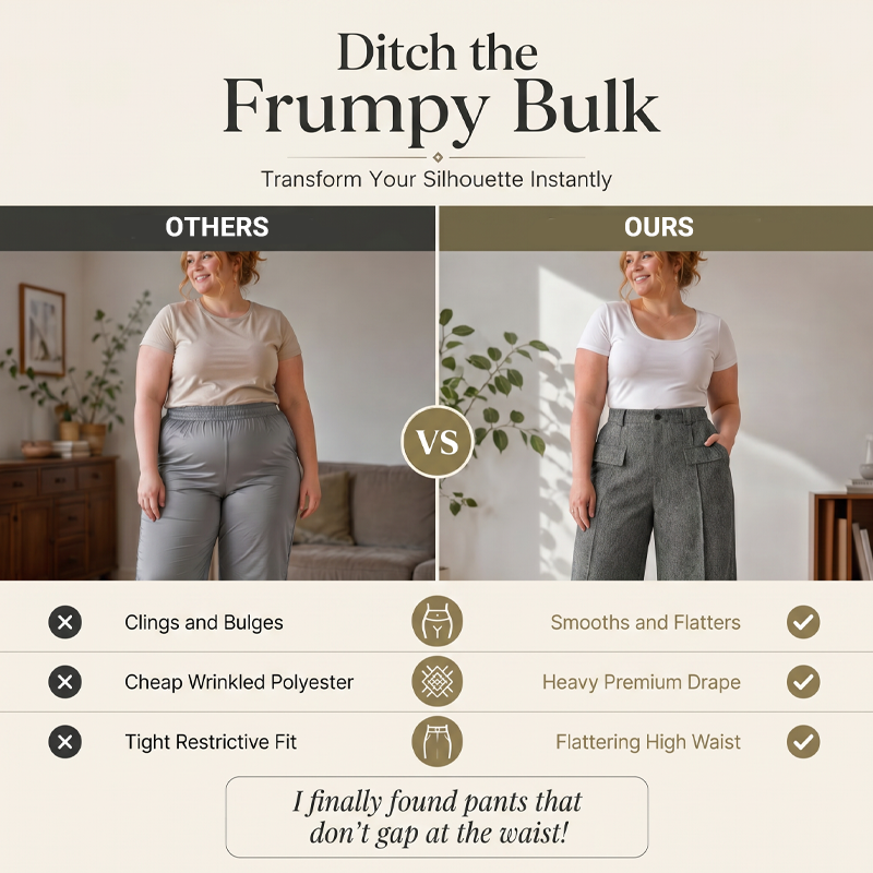 Women's High-Waisted Suit Pants