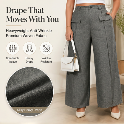 Women's High-Waisted Suit Pants