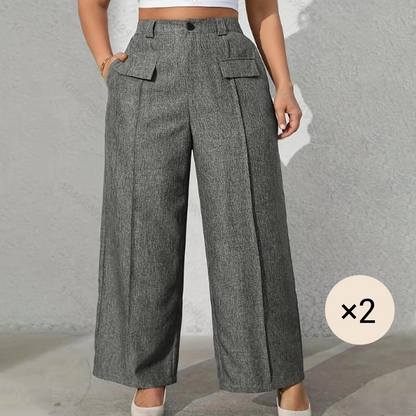 Women's High-Waisted Suit Pants