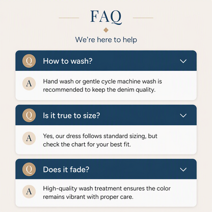 ✨🛍️Novidade - Vestido de ganga com ombros à mostra – Corte descontraído e moderno