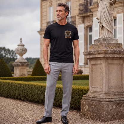 🔥 50% DESCONTO 🦅 T-shirt Masculina Estilo Forte – Design Atemporal 👕