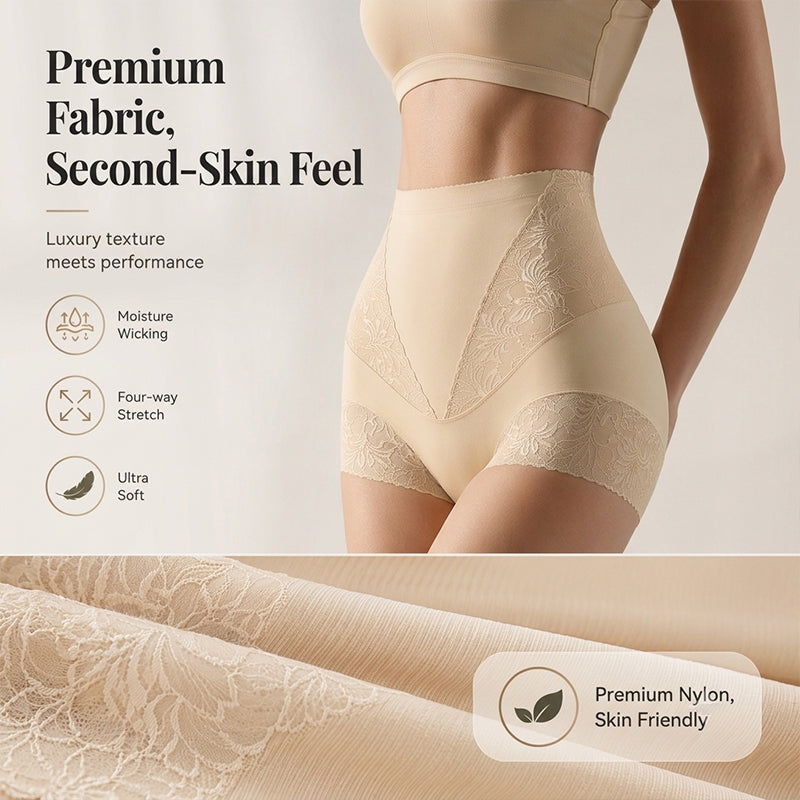 🩲Cuecas femininas de cintura alta com efeito modelador
