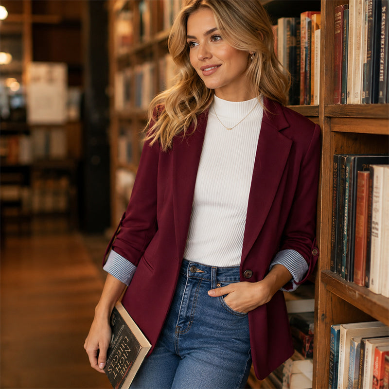 ✨👚Blazer marcante para o outono