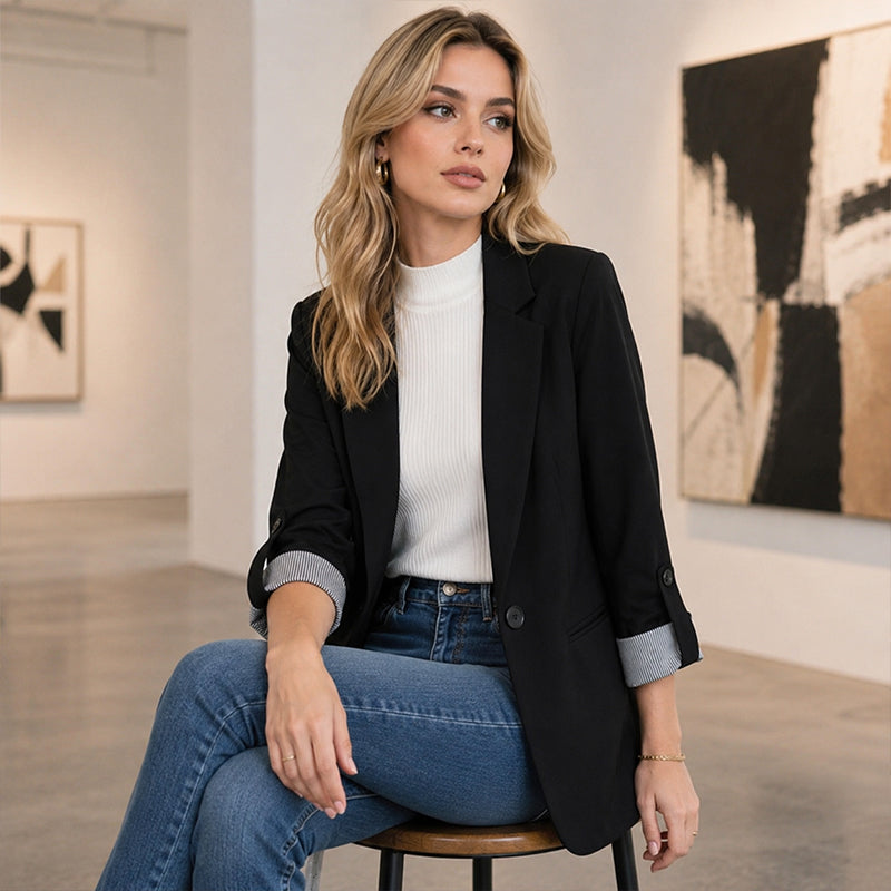 ✨👚Blazer marcante para o outono