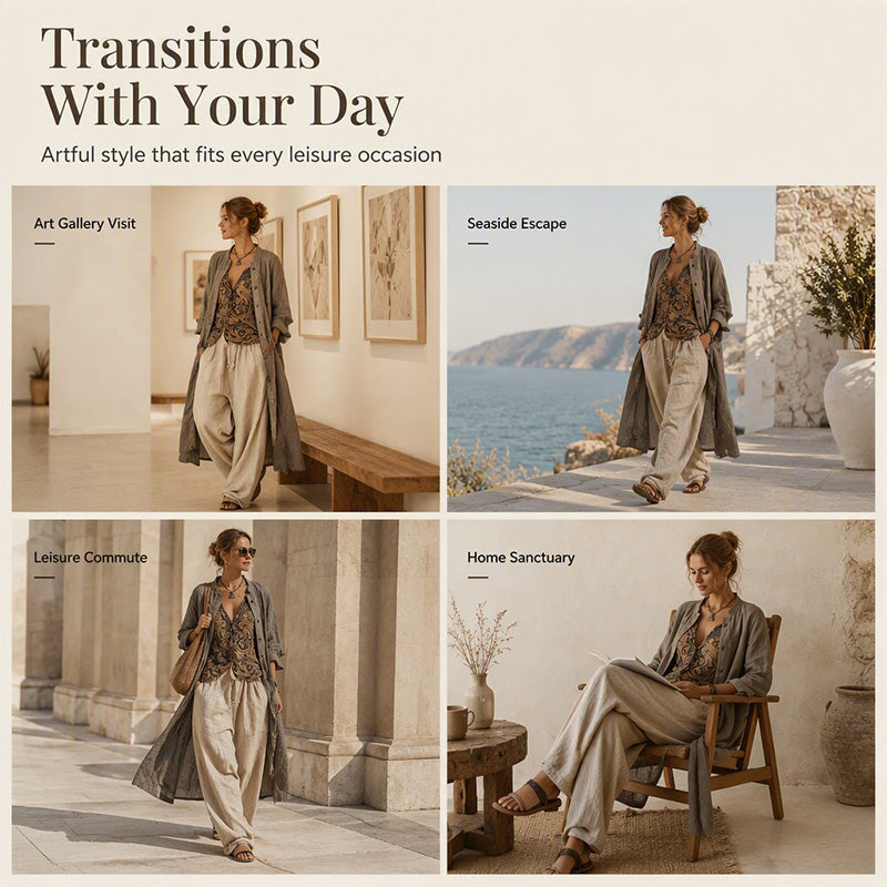 Conjunto de 3 peças «Effortless Style»