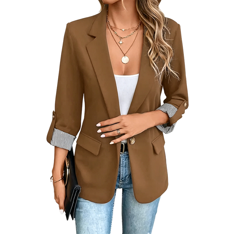 Casaco blazer casual para mulher
