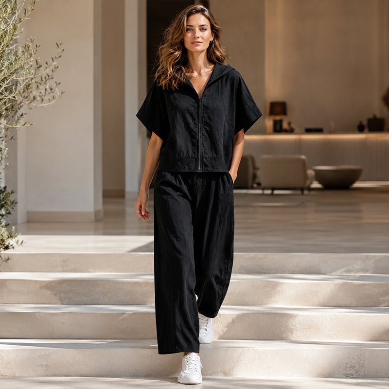 ✨👗Conjunto de roupa confortável e descontraído