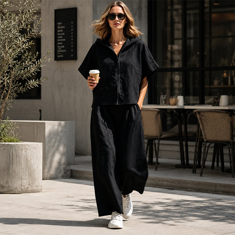 ✨👗Conjunto de roupa confortável e descontraído
