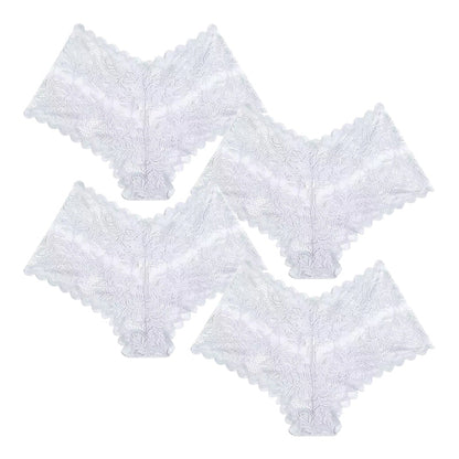 ❤️Cuecas femininas sensuais de renda, roupa interior floral transparente