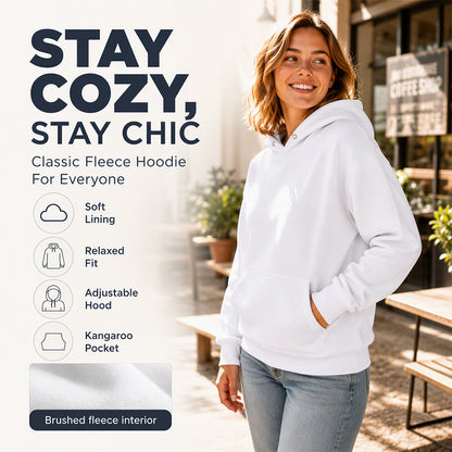 👚Camisola com capuz unissexo, minimalista e com estampado gráfico