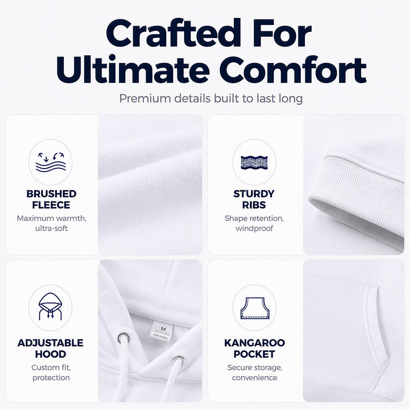👚Camisola com capuz unissexo, minimalista e com estampado gráfico