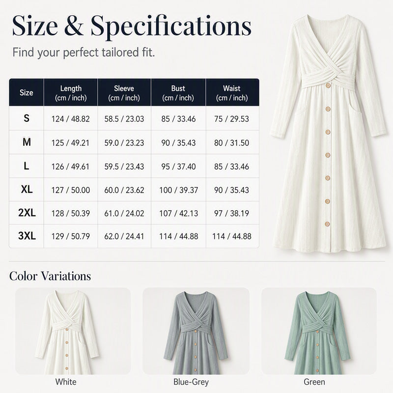 ✨👗Vestido casual feminino com decote em V e alças cruzadas