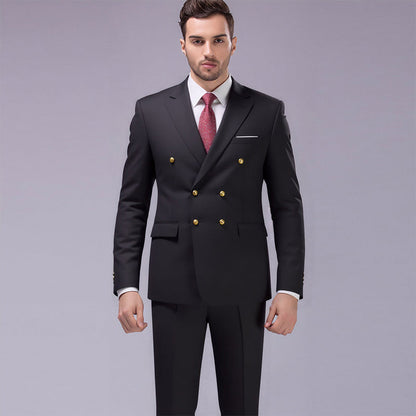 Conjunto de 2 peças: jaqueta slim fit e calça para homem