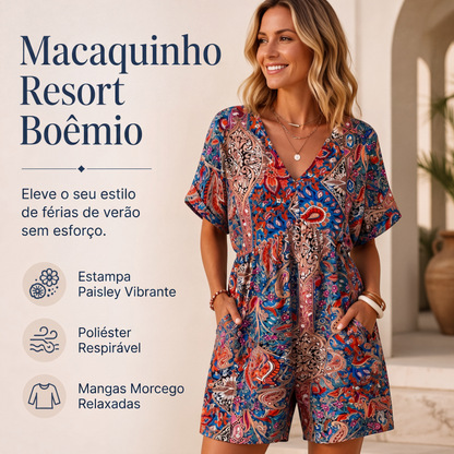 Macacão de férias feminino confortável