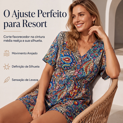Macacão de férias feminino confortável