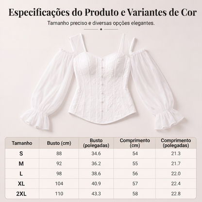 🌸 Nova Coleção ✨ Blusa Feminina Jacquard Floral com Ombros Descobertos – Design Exclusivo, Valoriza a Feminilidade & Estilo Elegante 💕