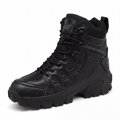Botas de caminhada e de trabalho impermeáveis e antiderrapantes para homem