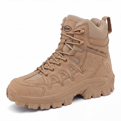 Botas de caminhada e de trabalho impermeáveis e antiderrapantes para homem