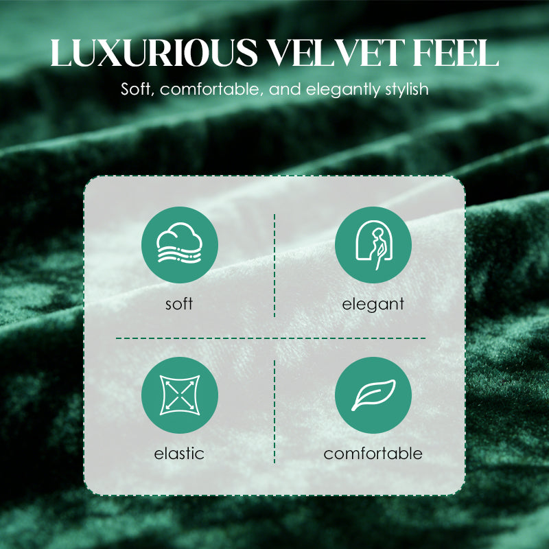 ✨👗Conjunto de 2 peças para mulher: top e calças de veludo