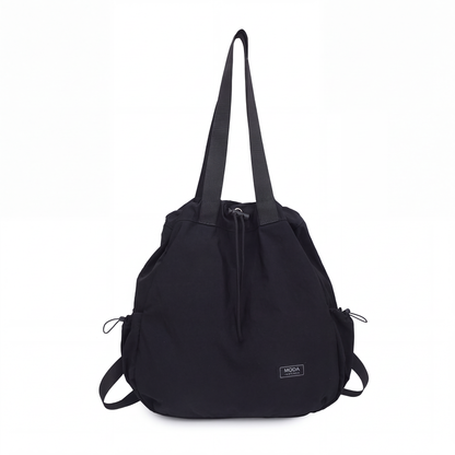 Mochila Tote com Cordão de Grande Capacidade para Mulher