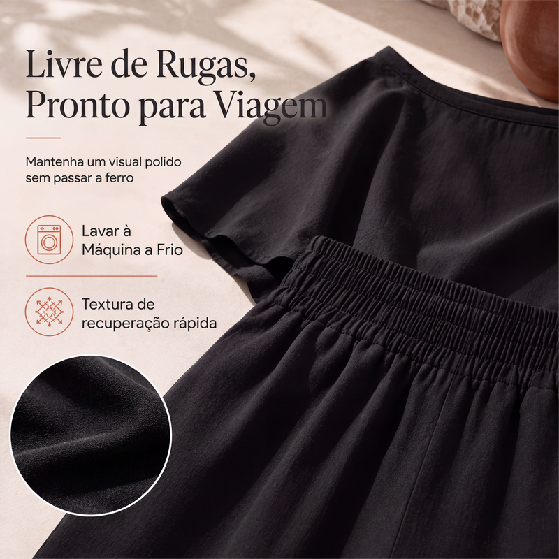 ✨👗Conjunto feminino de blusa ombro a ombro e calça pantalona