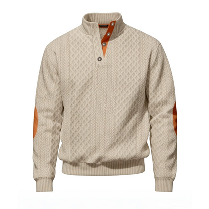 Moletom Jacquard Casual Solto Masculino