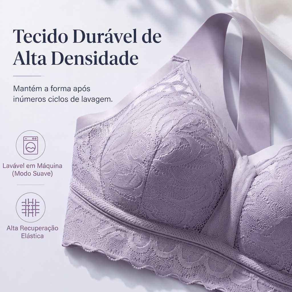 Sutiã de renda sem aro para mulheres