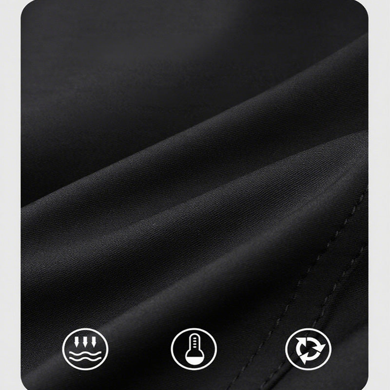 Trench coat masculino de comprimento médio com forro interno destacável