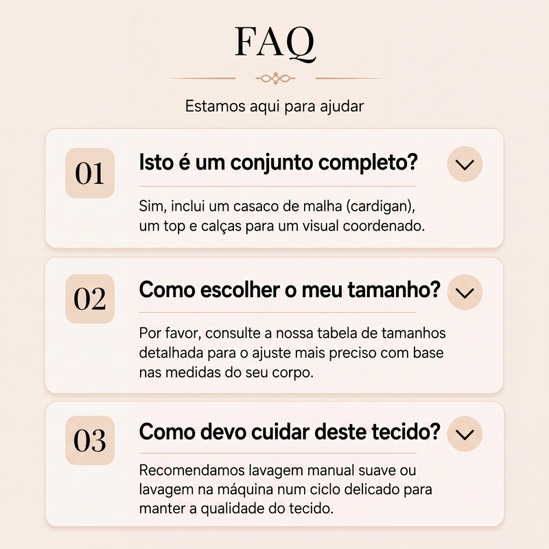 ✨👗Conjunto Elegante de 3 Peças com Estampa para Mulher