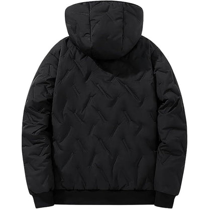 ❄️ Casaco quente com capuz e fecho de correr para homem – O conforto do inverno alia-se ao estilo do dia a dia