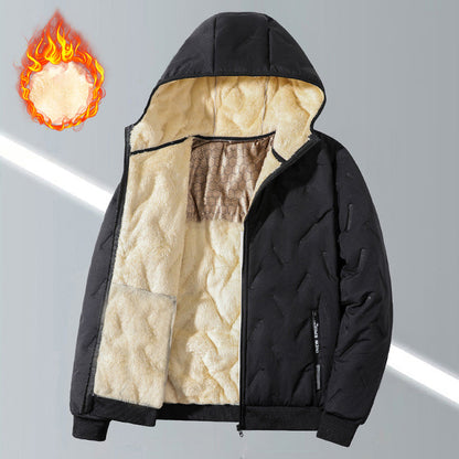 ❄️ Casaco quente com capuz e fecho de correr para homem – O conforto do inverno alia-se ao estilo do dia a dia