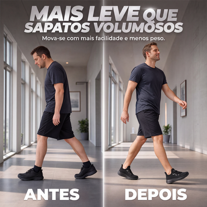 Tênis de corrida leve e respirável para homem