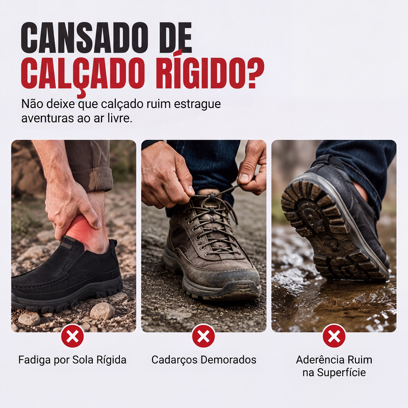 Sapatos casuais masculinos de couro PU tipo slip-on