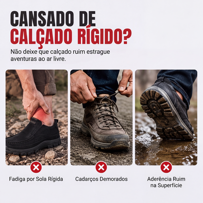 Sapatos casuais masculinos de couro PU tipo slip-on