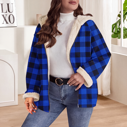 ✨👚Jaqueta feminina com capuz e zíper, versão acolchoada